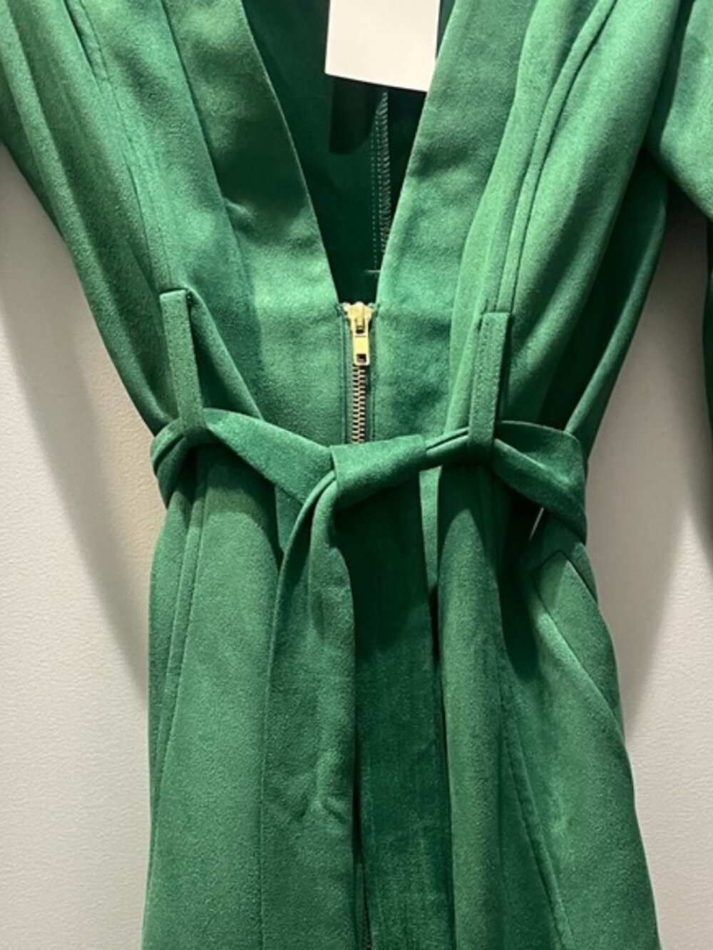 NWT Love Tree Green Belted Jacket - Picture 5 of 6